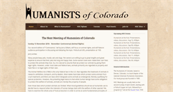 Desktop Screenshot of humanistsofcolorado.org